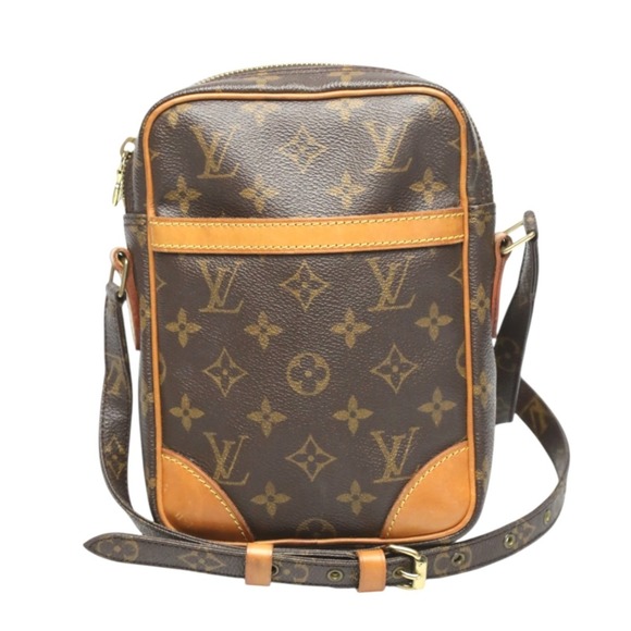 Louis Vuitton LOUIS VUITTON Shoulder Bag Monogram Danube Canvas M45266 Brown - Picture 1 of 10